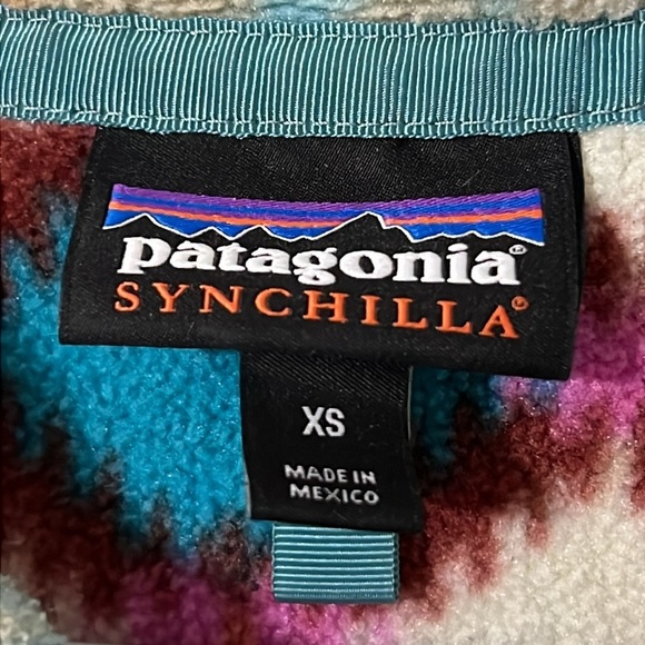 Patagonia XS Synchilla Snap T Fleece Pullover Timber Twist Aztec Southwest loved - Picture 2 of 9